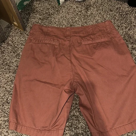 Men Blue and Rust Casual Shorts Set - Picture 5 of 6